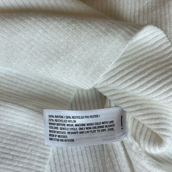 NWT Art Class Girls Ribbed Square Neck Sweater Cream/Ivory Med (8) - Picture 7 of 13